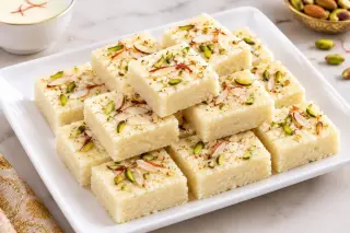Milk Burfi (250g) | حلوى البَرْفي بالحليب (٢٥٠ جم)